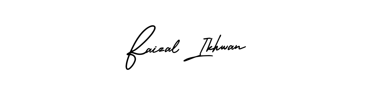 It looks lik you need a new signature style for name Faizal Ikhwan. Design unique handwritten (AmerikaSignatureDemo-Regular) signature with our free signature maker in just a few clicks. Faizal Ikhwan signature style 3 images and pictures png
