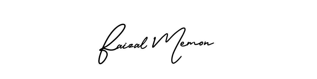 Check out images of Autograph of Faizal Memon name. Actor Faizal Memon Signature Style. AmerikaSignatureDemo-Regular is a professional sign style online. Faizal Memon signature style 3 images and pictures png