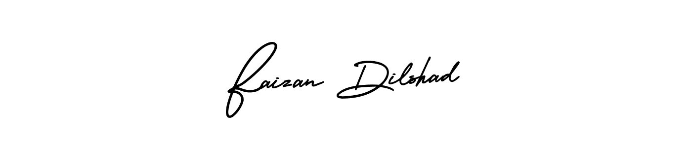 Create a beautiful signature design for name Faizan Dilshad. With this signature (AmerikaSignatureDemo-Regular) fonts, you can make a handwritten signature for free. Faizan Dilshad signature style 3 images and pictures png