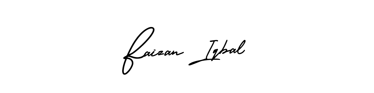 Create a beautiful signature design for name Faizan Iqbal. With this signature (AmerikaSignatureDemo-Regular) fonts, you can make a handwritten signature for free. Faizan Iqbal signature style 3 images and pictures png