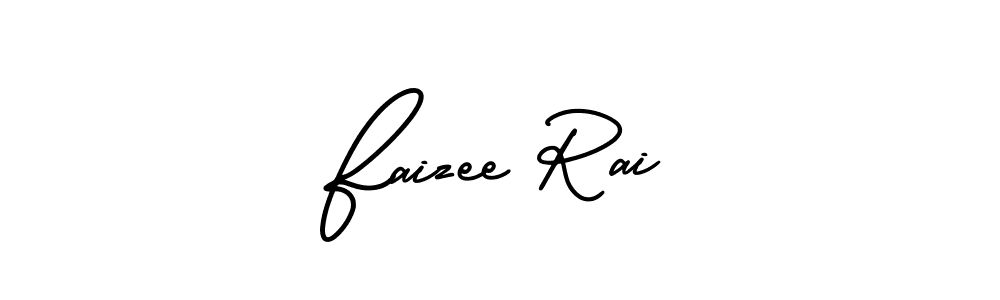 Faizee Rai stylish signature style. Best Handwritten Sign (AmerikaSignatureDemo-Regular) for my name. Handwritten Signature Collection Ideas for my name Faizee Rai. Faizee Rai signature style 3 images and pictures png