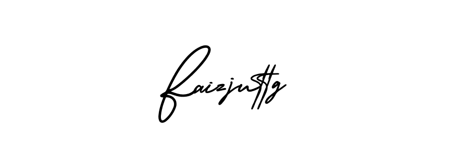 Faizjuttg stylish signature style. Best Handwritten Sign (AmerikaSignatureDemo-Regular) for my name. Handwritten Signature Collection Ideas for my name Faizjuttg. Faizjuttg signature style 3 images and pictures png