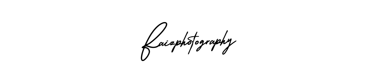 Make a beautiful signature design for name Faizphotography. With this signature (AmerikaSignatureDemo-Regular) style, you can create a handwritten signature for free. Faizphotography signature style 3 images and pictures png