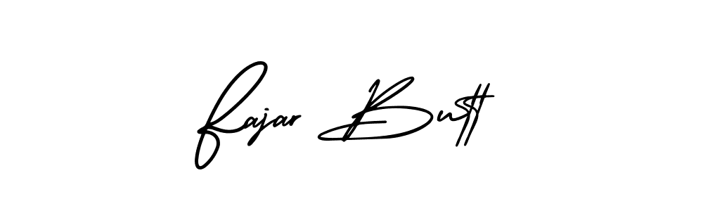 Make a beautiful signature design for name Fajar Butt. With this signature (AmerikaSignatureDemo-Regular) style, you can create a handwritten signature for free. Fajar Butt signature style 3 images and pictures png