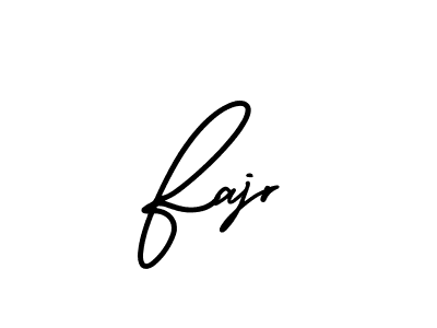 Make a beautiful signature design for name Fajr. Use this online signature maker to create a handwritten signature for free. Fajr signature style 3 images and pictures png