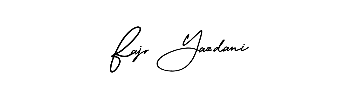 Best and Professional Signature Style for Fajr Yazdani. AmerikaSignatureDemo-Regular Best Signature Style Collection. Fajr Yazdani signature style 3 images and pictures png