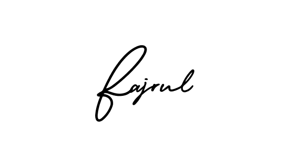 Best and Professional Signature Style for Fajrul. AmerikaSignatureDemo-Regular Best Signature Style Collection. Fajrul signature style 3 images and pictures png