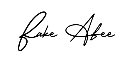 A stylish, flowing autograph style designed for name Fake Afee using AmerikaSignatureDemo-Regular typography. Perfect for digital creative projects. Fake Afee signature style 3 images and pictures png