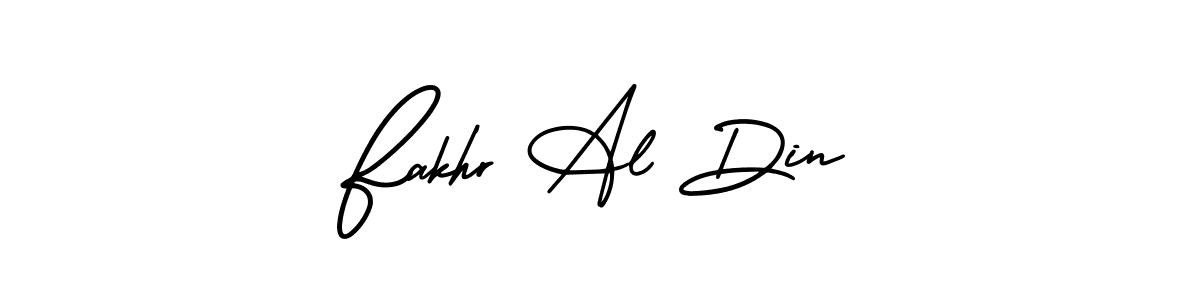 How to Draw Fakhr Al Din signature style? AmerikaSignatureDemo-Regular is a latest design signature styles for name Fakhr Al Din. Fakhr Al Din signature style 3 images and pictures png