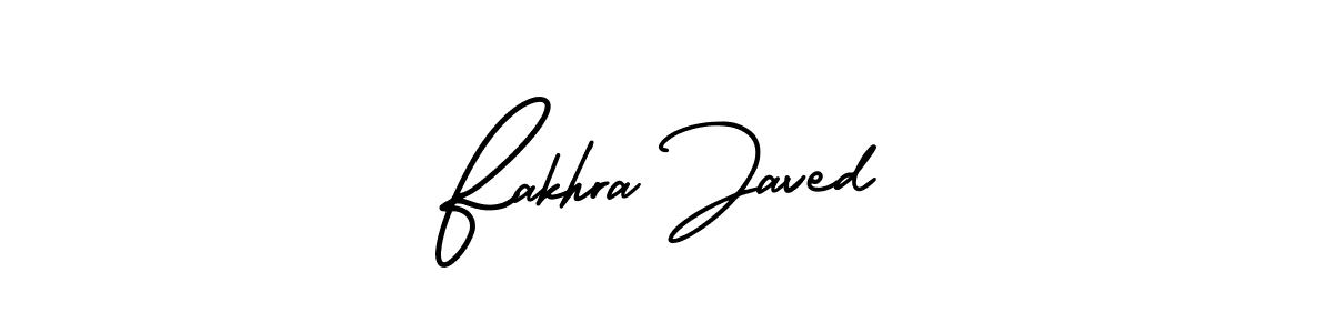 Make a beautiful signature design for name Fakhra Javed. Use this online signature maker to create a handwritten signature for free. Fakhra Javed signature style 3 images and pictures png