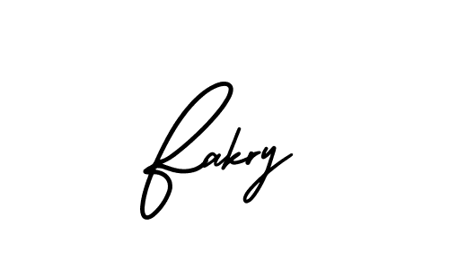 How to Draw Fakry signature style? AmerikaSignatureDemo-Regular is a latest design signature styles for name Fakry. Fakry signature style 3 images and pictures png