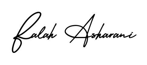 You should practise on your own different ways (AmerikaSignatureDemo-Regular) to write your name (Falah Asharani) in signature. Don't let someone else do it for you. Falah Asharani signature style 3 images and pictures png
