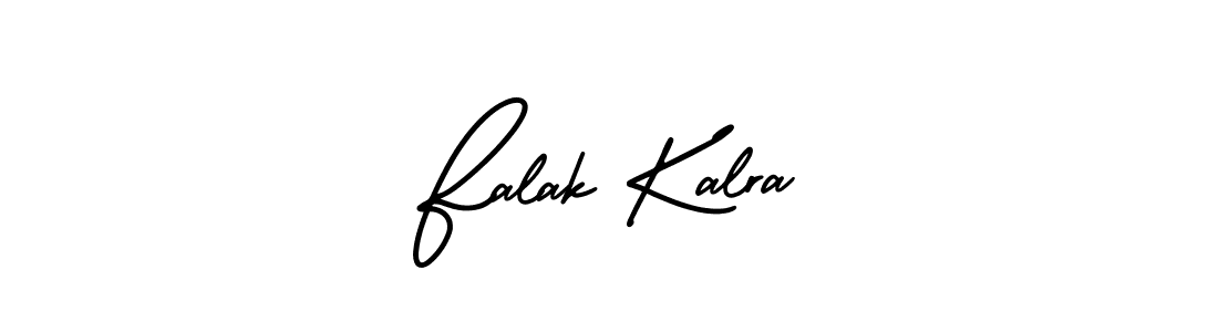 Create a beautiful signature design for name Falak Kalra. With this signature (AmerikaSignatureDemo-Regular) fonts, you can make a handwritten signature for free. Falak Kalra signature style 3 images and pictures png