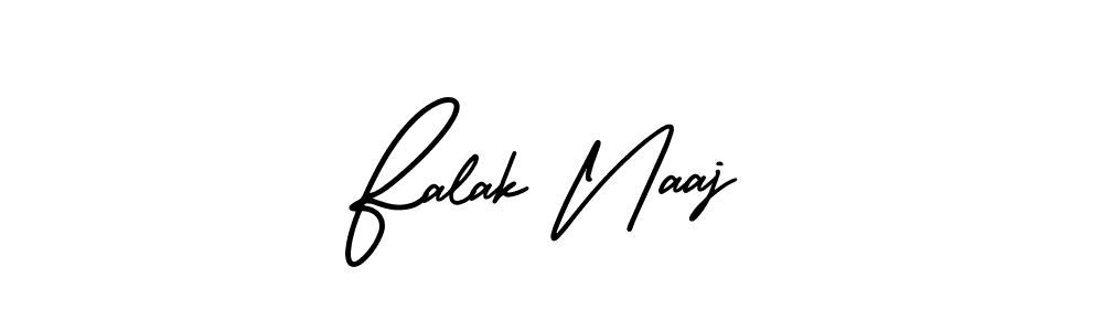 How to make Falak Naaj signature? AmerikaSignatureDemo-Regular is a professional autograph style. Create handwritten signature for Falak Naaj name. Falak Naaj signature style 3 images and pictures png