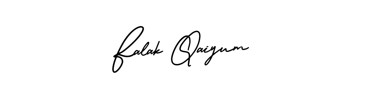 Also we have Falak Qaiyum name is the best signature style. Create professional handwritten signature collection using AmerikaSignatureDemo-Regular autograph style. Falak Qaiyum signature style 3 images and pictures png