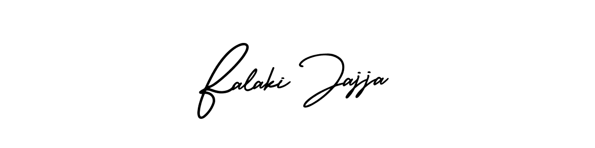 Create a beautiful signature design for name Falaki Jajja. With this signature (AmerikaSignatureDemo-Regular) fonts, you can make a handwritten signature for free. Falaki Jajja signature style 3 images and pictures png