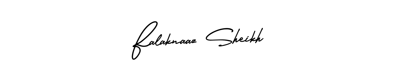 Design your own signature with our free online signature maker. With this signature software, you can create a handwritten (AmerikaSignatureDemo-Regular) signature for name Falaknaaz Sheikh. Falaknaaz Sheikh signature style 3 images and pictures png