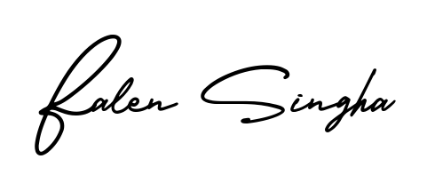 Explore multiple handwriting variations for Falen Singha including this stunning AmerikaSignatureDemo-Regular design. Free to use across all platforms. Falen Singha signature style 3 images and pictures png