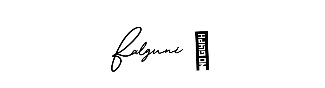 Make a beautiful signature design for name Falguni ⭐. With this signature (AmerikaSignatureDemo-Regular) style, you can create a handwritten signature for free. Falguni ⭐ signature style 3 images and pictures png