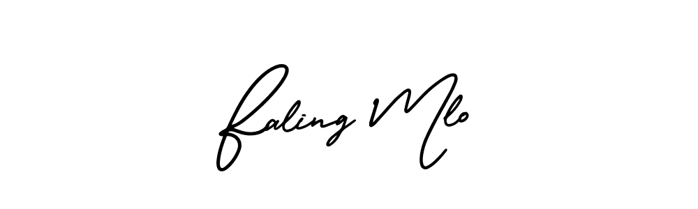 See photos of Faling Mlo official signature by Spectra . Check more albums & portfolios. Read reviews & check more about AmerikaSignatureDemo-Regular font. Faling Mlo signature style 3 images and pictures png