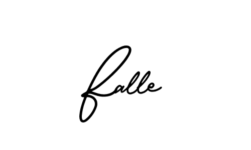 How to make Falle signature? AmerikaSignatureDemo-Regular is a professional autograph style. Create handwritten signature for Falle name. Falle signature style 3 images and pictures png