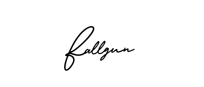 Design your own signature with our free online signature maker. With this signature software, you can create a handwritten (AmerikaSignatureDemo-Regular) signature for name Fallgun. Fallgun signature style 3 images and pictures png