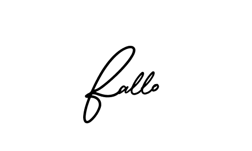 It looks lik you need a new signature style for name Fallo. Design unique handwritten (AmerikaSignatureDemo-Regular) signature with our free signature maker in just a few clicks. Fallo signature style 3 images and pictures png