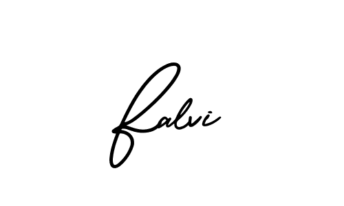 How to Draw Falvi signature style? AmerikaSignatureDemo-Regular is a latest design signature styles for name Falvi. Falvi signature style 3 images and pictures png