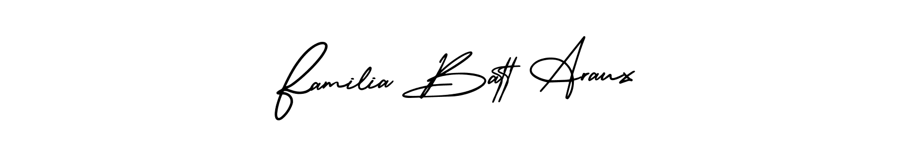 Also You can easily find your signature by using the search form. We will create Familia Batt Araux name handwritten signature images for you free of cost using AmerikaSignatureDemo-Regular sign style. Familia Batt Araux signature style 3 images and pictures png