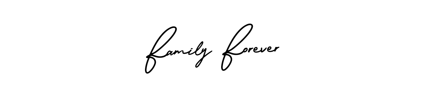 Best and Professional Signature Style for Family Forever. AmerikaSignatureDemo-Regular Best Signature Style Collection. Family Forever signature style 3 images and pictures png