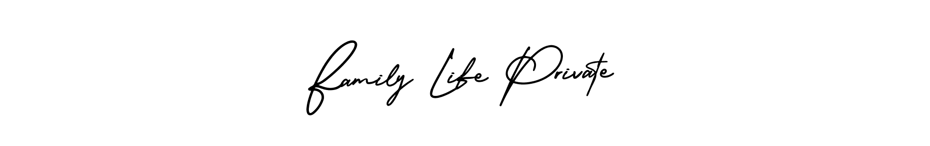 How to make Family Life Private signature? AmerikaSignatureDemo-Regular is a professional autograph style. Create handwritten signature for Family Life Private name. Family Life Private signature style 3 images and pictures png