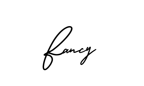 Design your own signature with our free online signature maker. With this signature software, you can create a handwritten (AmerikaSignatureDemo-Regular) signature for name Fancy. Fancy signature style 3 images and pictures png