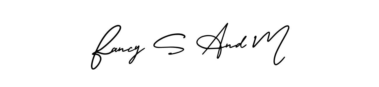 Make a short Fancy S And M signature style. Manage your documents anywhere anytime using AmerikaSignatureDemo-Regular. Create and add eSignatures, submit forms, share and send files easily. Fancy S And M signature style 3 images and pictures png