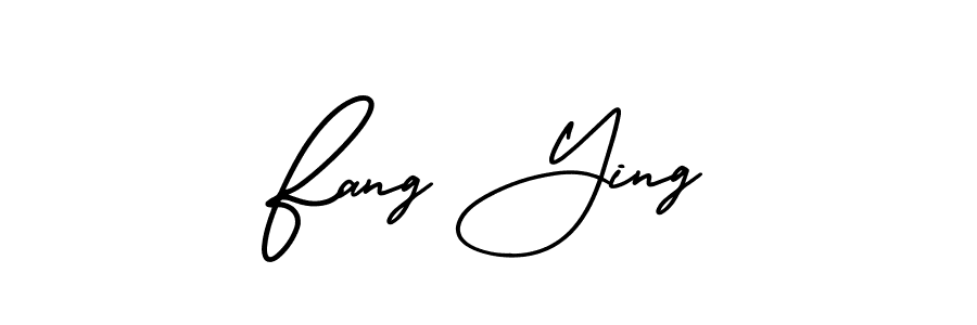Fang Ying stylish signature style. Best Handwritten Sign (AmerikaSignatureDemo-Regular) for my name. Handwritten Signature Collection Ideas for my name Fang Ying. Fang Ying signature style 3 images and pictures png
