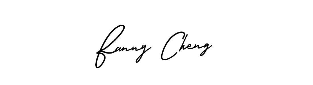 How to make Fanny Cheng signature? AmerikaSignatureDemo-Regular is a professional autograph style. Create handwritten signature for Fanny Cheng name. Fanny Cheng signature style 3 images and pictures png