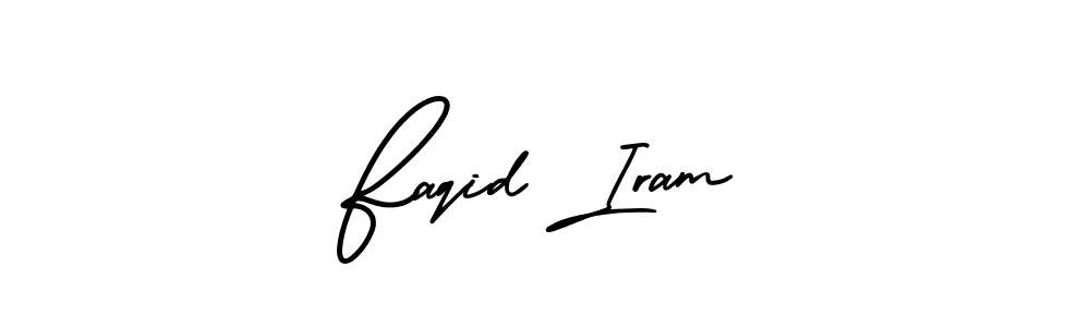 Check out images of Autograph of Faqid Iram name. Actor Faqid Iram Signature Style. AmerikaSignatureDemo-Regular is a professional sign style online. Faqid Iram signature style 3 images and pictures png