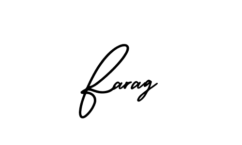 It looks lik you need a new signature style for name Farag. Design unique handwritten (AmerikaSignatureDemo-Regular) signature with our free signature maker in just a few clicks. Farag signature style 3 images and pictures png