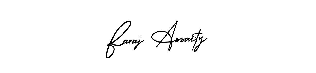 Similarly AmerikaSignatureDemo-Regular is the best handwritten signature design. Signature creator online .You can use it as an online autograph creator for name Faraj Assaity. Faraj Assaity signature style 3 images and pictures png