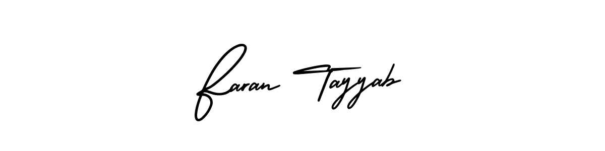 Also we have Faran Tayyab name is the best signature style. Create professional handwritten signature collection using AmerikaSignatureDemo-Regular autograph style. Faran Tayyab signature style 3 images and pictures png