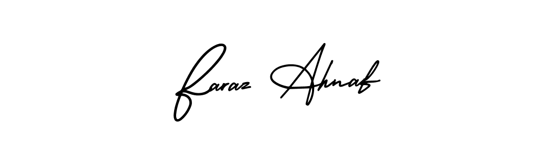 Make a beautiful signature design for name Faraz Ahnaf. Use this online signature maker to create a handwritten signature for free. Faraz Ahnaf signature style 3 images and pictures png