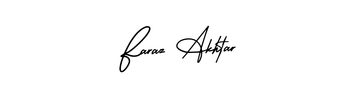 Make a short Faraz Akhtar signature style. Manage your documents anywhere anytime using AmerikaSignatureDemo-Regular. Create and add eSignatures, submit forms, share and send files easily. Faraz Akhtar signature style 3 images and pictures png