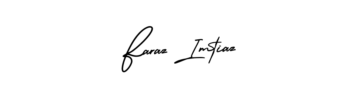 Also You can easily find your signature by using the search form. We will create Faraz Imtiaz name handwritten signature images for you free of cost using AmerikaSignatureDemo-Regular sign style. Faraz Imtiaz signature style 3 images and pictures png