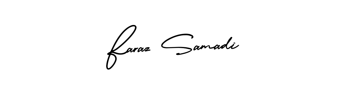 Best and Professional Signature Style for Faraz Samadi. AmerikaSignatureDemo-Regular Best Signature Style Collection. Faraz Samadi signature style 3 images and pictures png