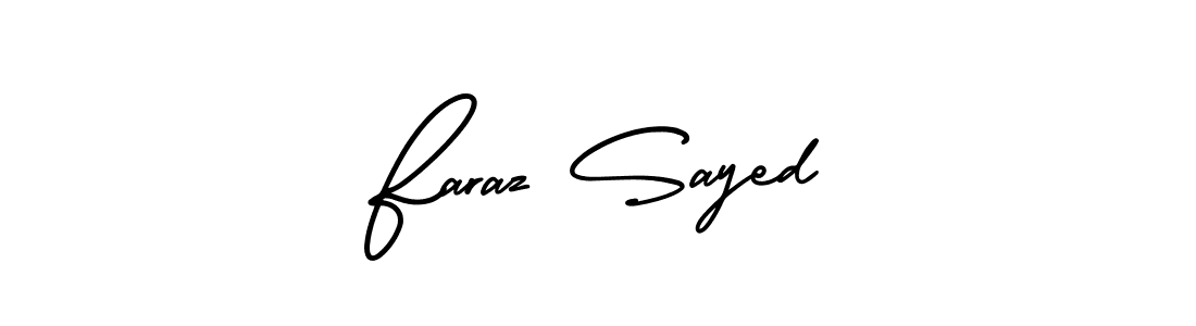 AmerikaSignatureDemo-Regular is a professional signature style that is perfect for those who want to add a touch of class to their signature. It is also a great choice for those who want to make their signature more unique. Get Faraz Sayed name to fancy signature for free. Faraz Sayed signature style 3 images and pictures png