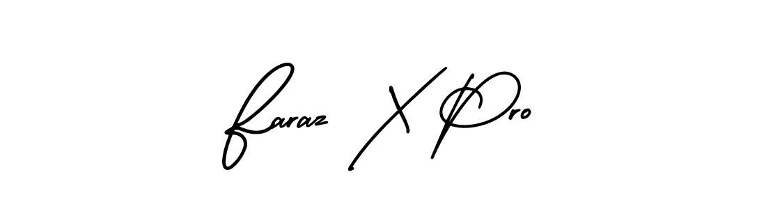 Make a beautiful signature design for name Faraz X Pro. Use this online signature maker to create a handwritten signature for free. Faraz X Pro signature style 3 images and pictures png