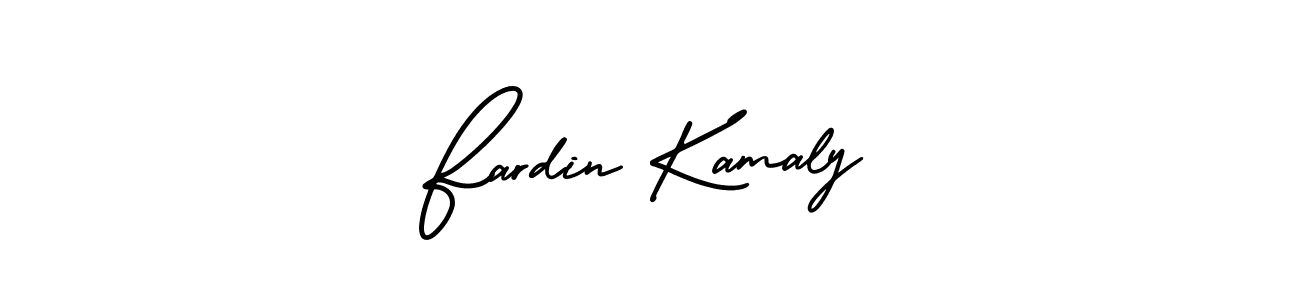 This is the best signature style for the Fardin Kamaly name. Also you like these signature font (AmerikaSignatureDemo-Regular). Mix name signature. Fardin Kamaly signature style 3 images and pictures png