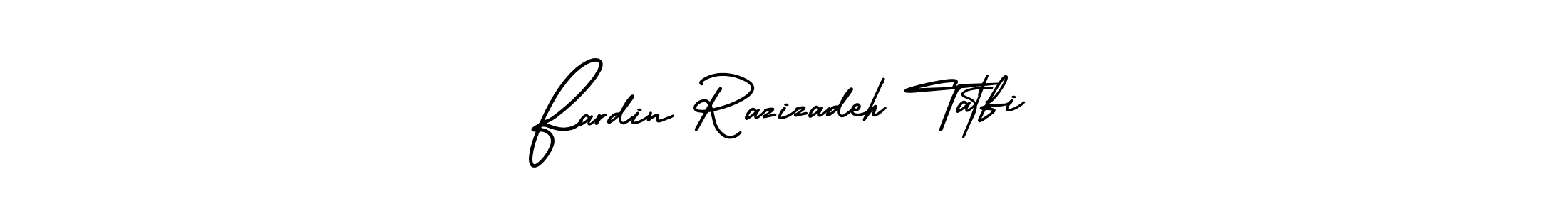 Create a beautiful signature design for name Fardin Razizadeh Tatfi. With this signature (AmerikaSignatureDemo-Regular) fonts, you can make a handwritten signature for free. Fardin Razizadeh Tatfi signature style 3 images and pictures png