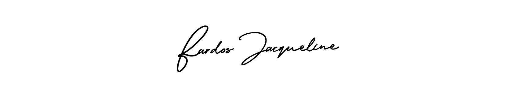 How to make Fardos Jacqueline signature? AmerikaSignatureDemo-Regular is a professional autograph style. Create handwritten signature for Fardos Jacqueline name. Fardos Jacqueline signature style 3 images and pictures png