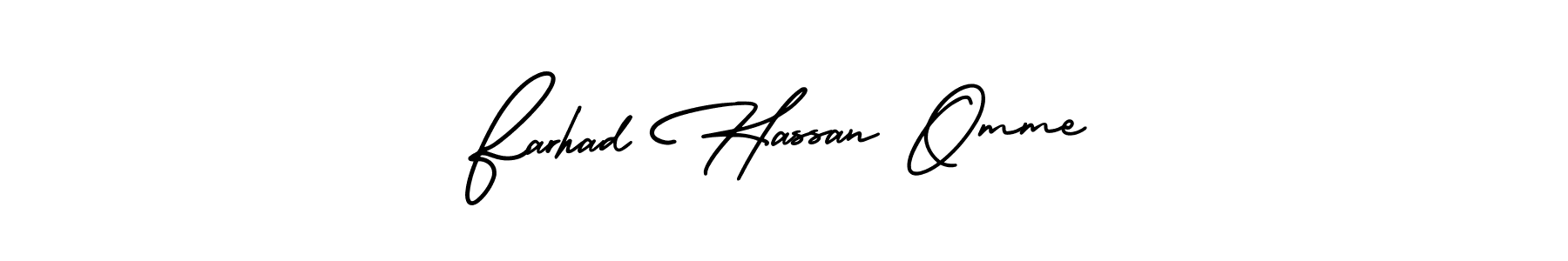 You can use this online signature creator to create a handwritten signature for the name Farhad Hassan Omme. This is the best online autograph maker. Farhad Hassan Omme signature style 3 images and pictures png