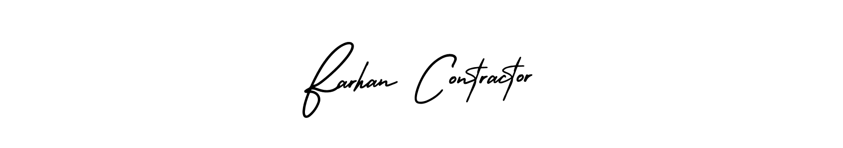 Make a beautiful signature design for name Farhan Contractor. Use this online signature maker to create a handwritten signature for free. Farhan Contractor signature style 3 images and pictures png